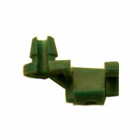 16377-4-01 Series Plastic Green Rod Clip, .08